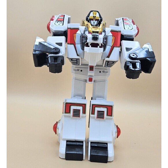 1994 Bandai Mighty Morphin Power Rangers MMPR White TigerZord Sounds Light Works - Picture 4 of 9